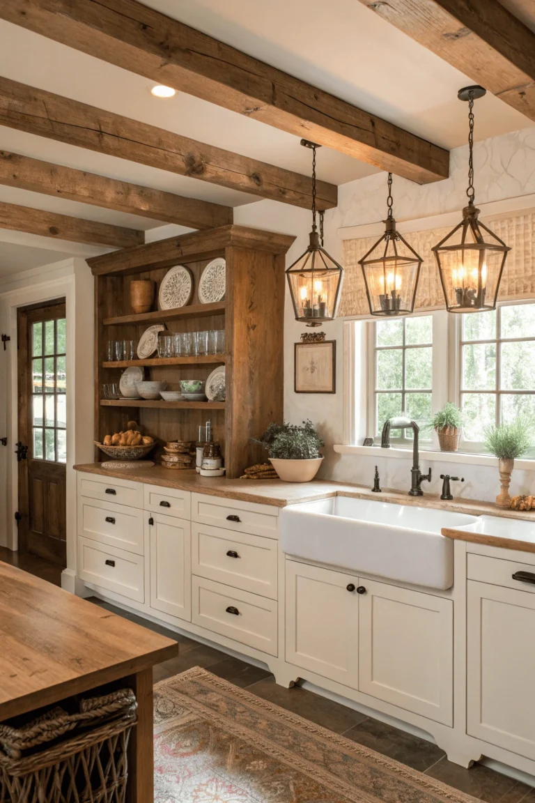 Warm White Kitchen